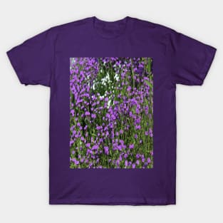 Photo Violet Fields of Flowers T-Shirt